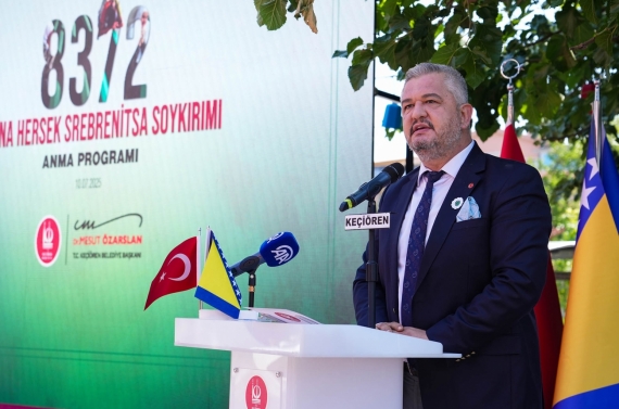 Srebrenitsa şehitleri Keçiören’de anıldı