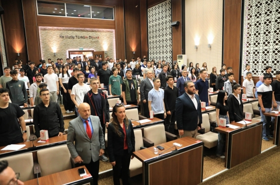 Stajyer öğrencilere anlamlı veda