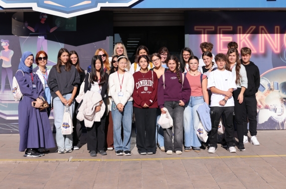 Teknomer, Erasmus+Projesi kapsamında yabancı öğrenci ve öğretmenleri ağırladı