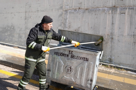 Temiz bir Keçiören için gece gündüz mesai