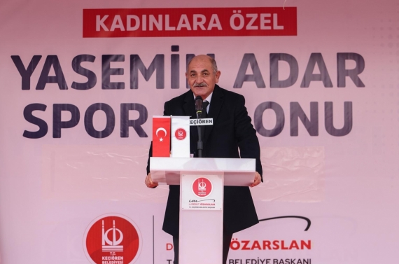 Yasemin Adar Spor Salonu Keçiören`de kadınların hizmetinde