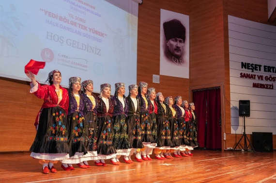 Yedi Bölge Tek Yürek gösterisine büyük ilgi