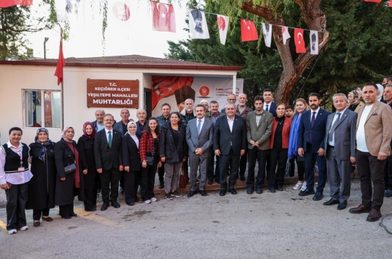 Yeşiltepe Mahallesi yeni muhtarlık binası hizmete açıldı