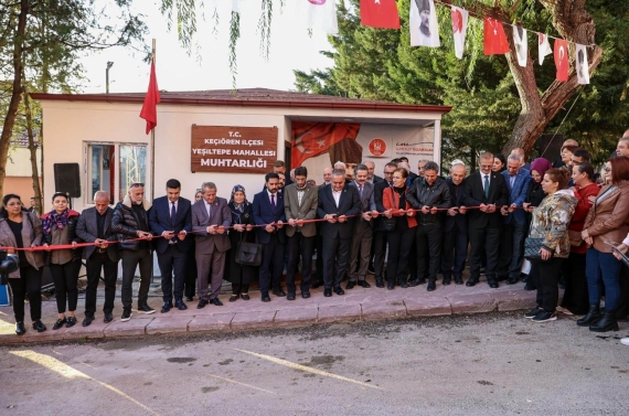 Yeşiltepe Mahallesi yeni muhtarlık binası hizmete açıldı