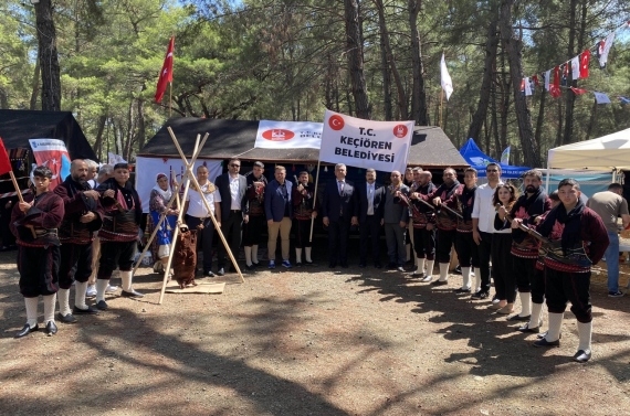 Yörük Festivali’nde Keçiören standına büyük ilgi