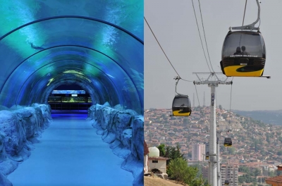 KEÇİÖREN’DE TELEFERİK VE DENİZ DÜNYASI ÇOCUKLARA ÜCRETSİZ