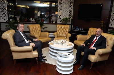 MEB BAKANI SELÇUK’TAN BAŞKAN ALTINOK’A TEBRİK ZİYARETİ