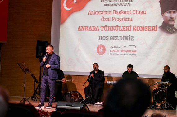 Ankara’nın başkent oluşunun yıl dönümü türkülerle kutlandı