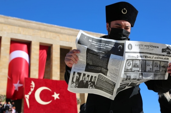 Atatürk’ü ölümsüzleştiren özel gazete yayımladı