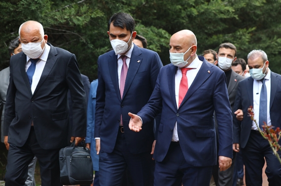 Bakan Murat Kurum Başkan Altınok’u ziyaret etti, millet bahçesini müjdeledi