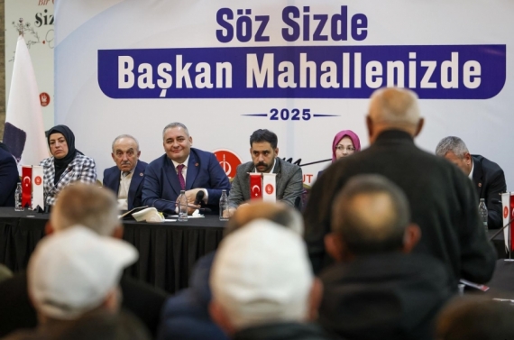 Başkan Özarslan, mahalle buluşmalarına devam ediyor