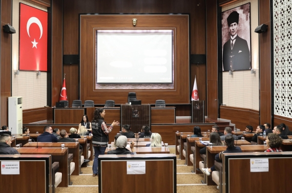 Keçiören Belediyesi özel güvenlik personeline NARKO KAAN eğitimi