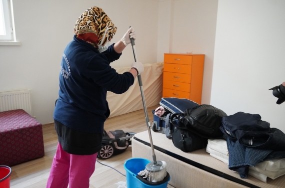 Keçiören Belediyesinden öğrenci evlerine temizlik hizmeti