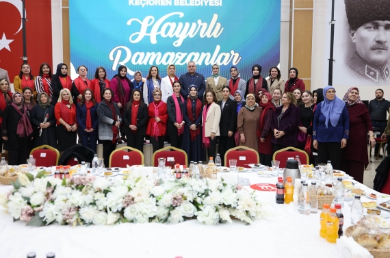 Keçiören’de kadınları buluşturan iftar sofrası