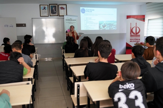 Keçiören’de öğrencilere çevre ve sıfır atık eğitimi