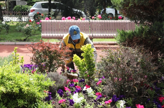 Keçiören’de parklara estetik dokunuş