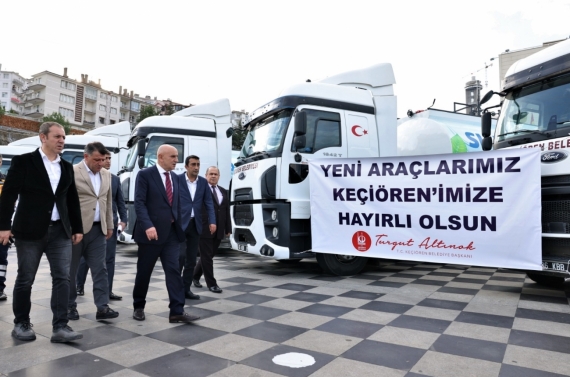 Keçiören’in yeni hizmet araçları sergileniyor