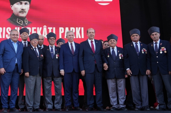 Kıbrıs Barış Harekâtı Parkı Cumhurbaşkanı Ersin Tatar’ın katılımıyla açıldı