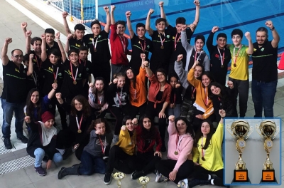 Namağlup sporcular Keçiören’e çifte kupayla döndü