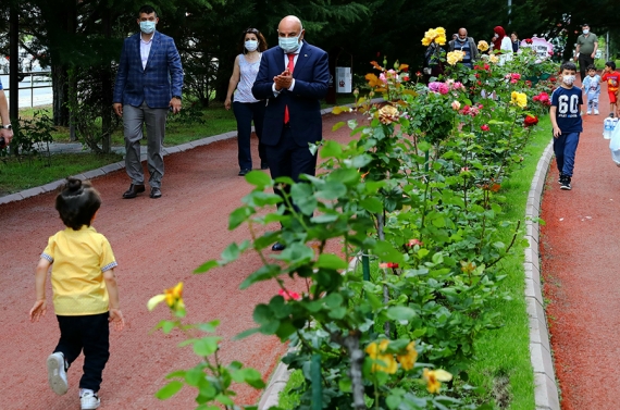 Sporseverler Atatürk Botanik Bahçesi’ne akın ediyor