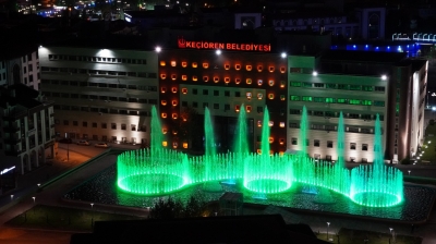 KAPALI OTOPARK SU VE GÜL MEYDANI