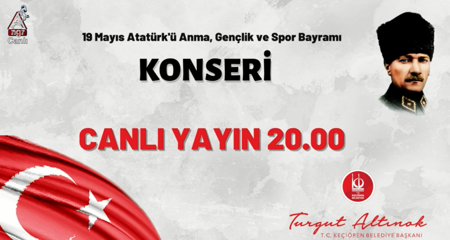 19 Mayıs Atatürk`ü Anma Gençlik ve Spor Bayramı Konseri