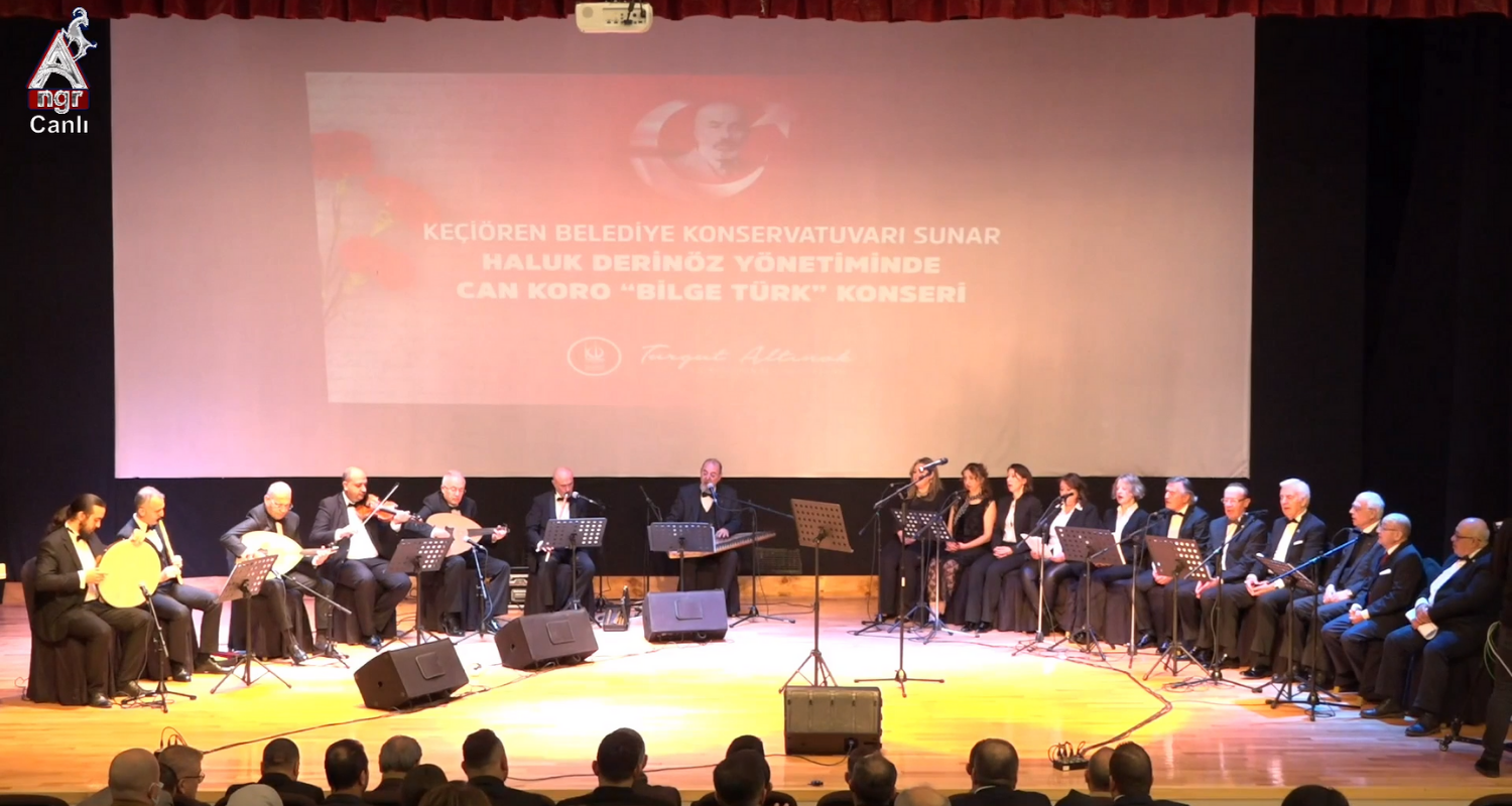 Keçiören Belediyesi Konservatuarı Haluk Derinöz Yönetiminde Can Koro Bilge Türk Konseri