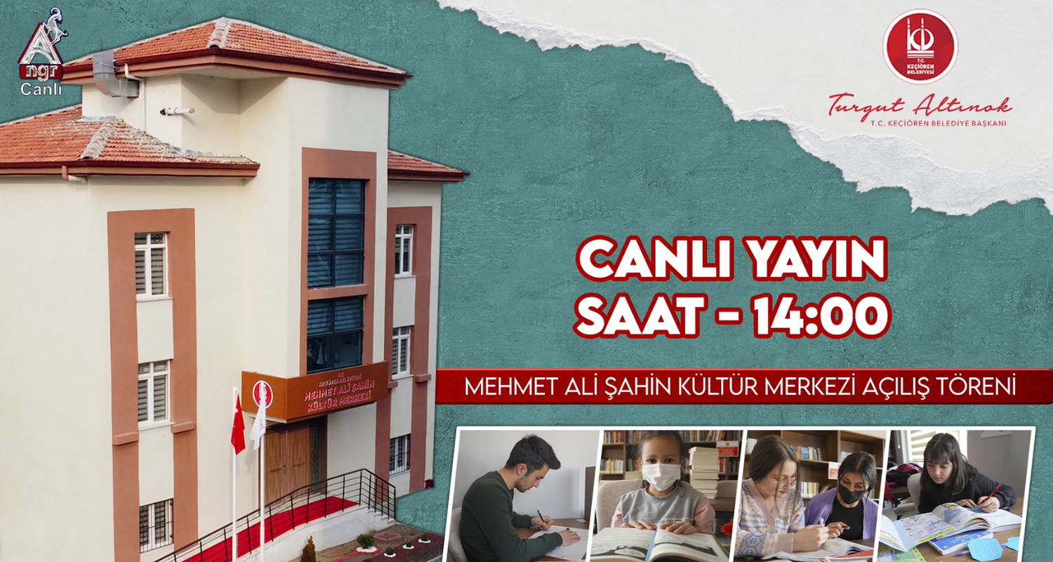 Mehmet Ali Şahin Kültür Merkezi Açılış Programı